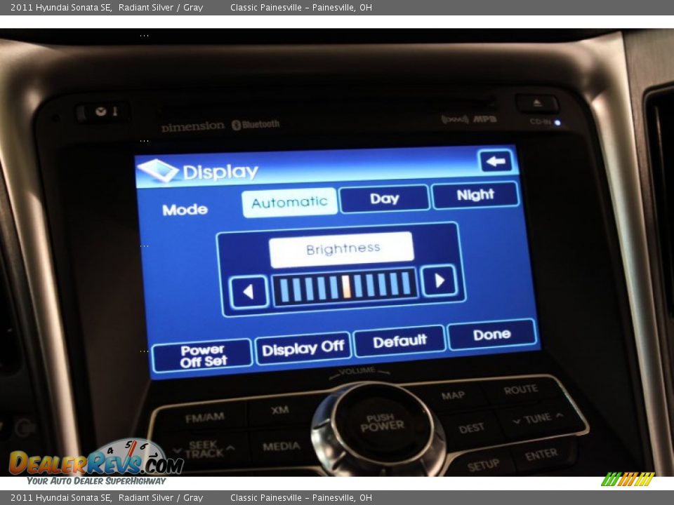 2011 Hyundai Sonata SE Radiant Silver / Gray Photo #17