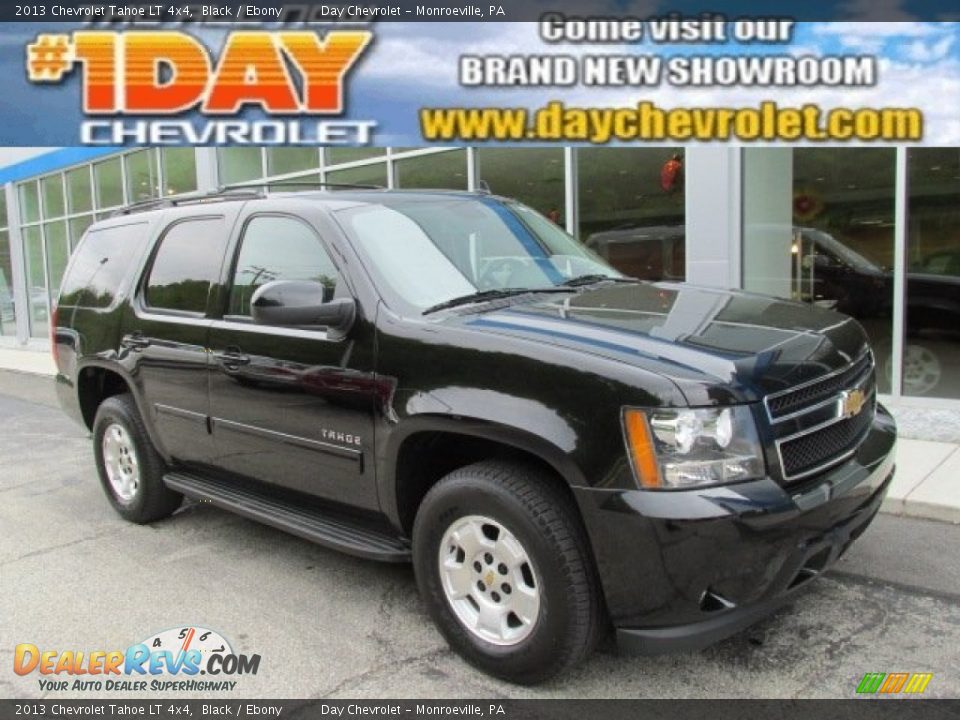 2013 Chevrolet Tahoe LT 4x4 Black / Ebony Photo #1