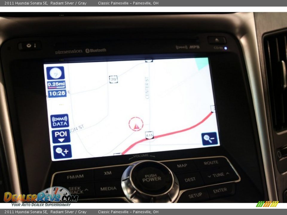 2011 Hyundai Sonata SE Radiant Silver / Gray Photo #18