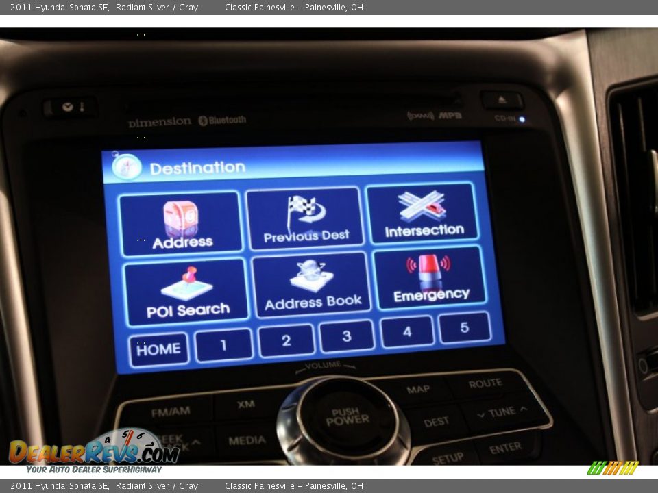 2011 Hyundai Sonata SE Radiant Silver / Gray Photo #19