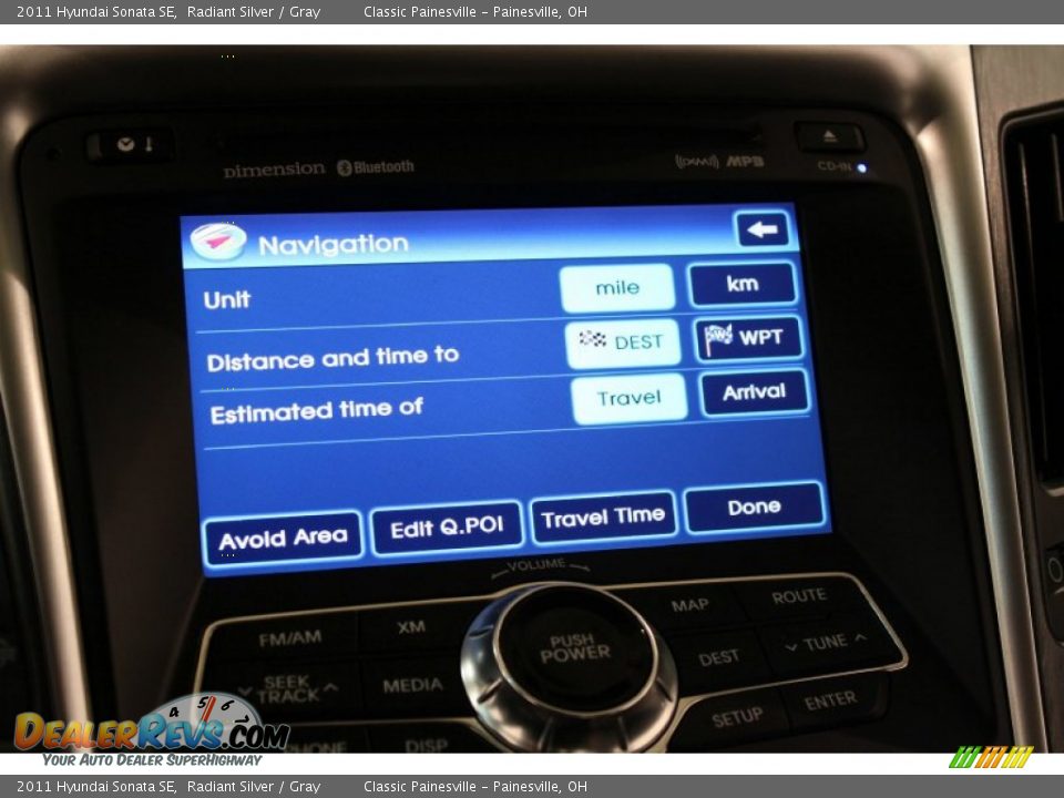 2011 Hyundai Sonata SE Radiant Silver / Gray Photo #21