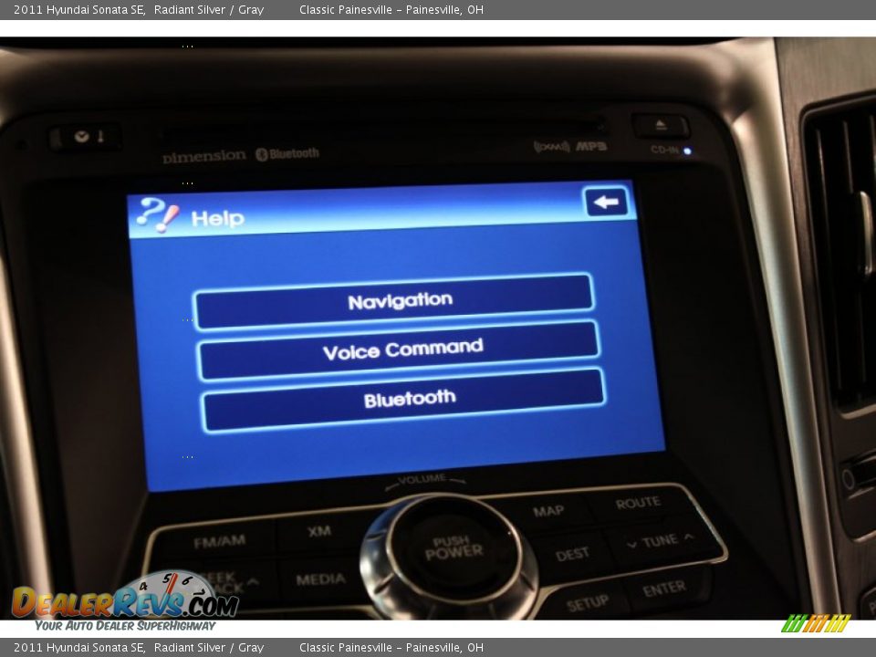 2011 Hyundai Sonata SE Radiant Silver / Gray Photo #22