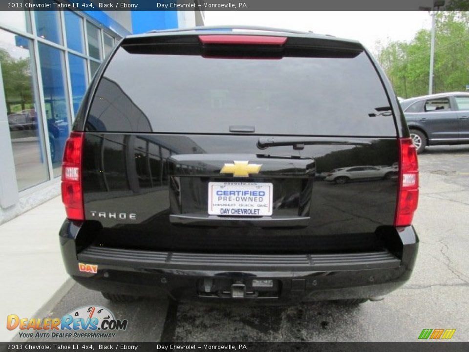 2013 Chevrolet Tahoe LT 4x4 Black / Ebony Photo #6