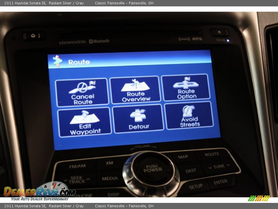 2011 Hyundai Sonata SE Radiant Silver / Gray Photo #23