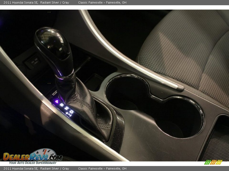 2011 Hyundai Sonata SE Radiant Silver / Gray Photo #24