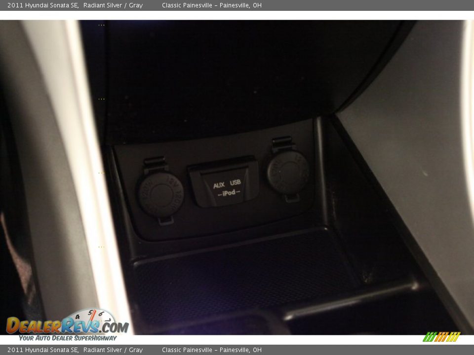 2011 Hyundai Sonata SE Radiant Silver / Gray Photo #25