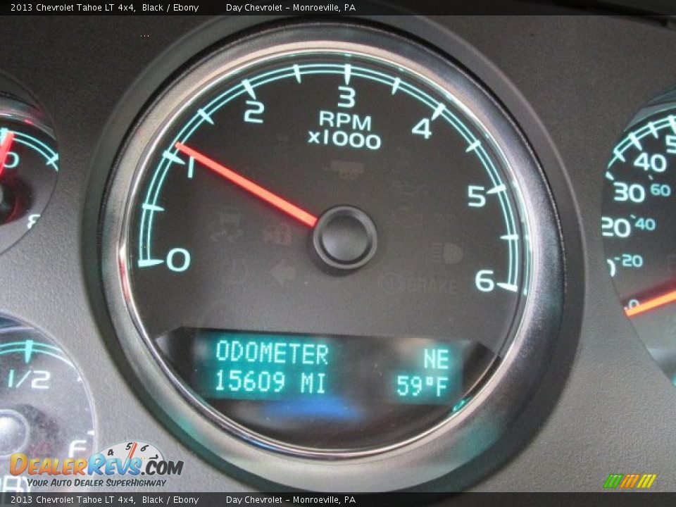 2013 Chevrolet Tahoe LT 4x4 Black / Ebony Photo #20