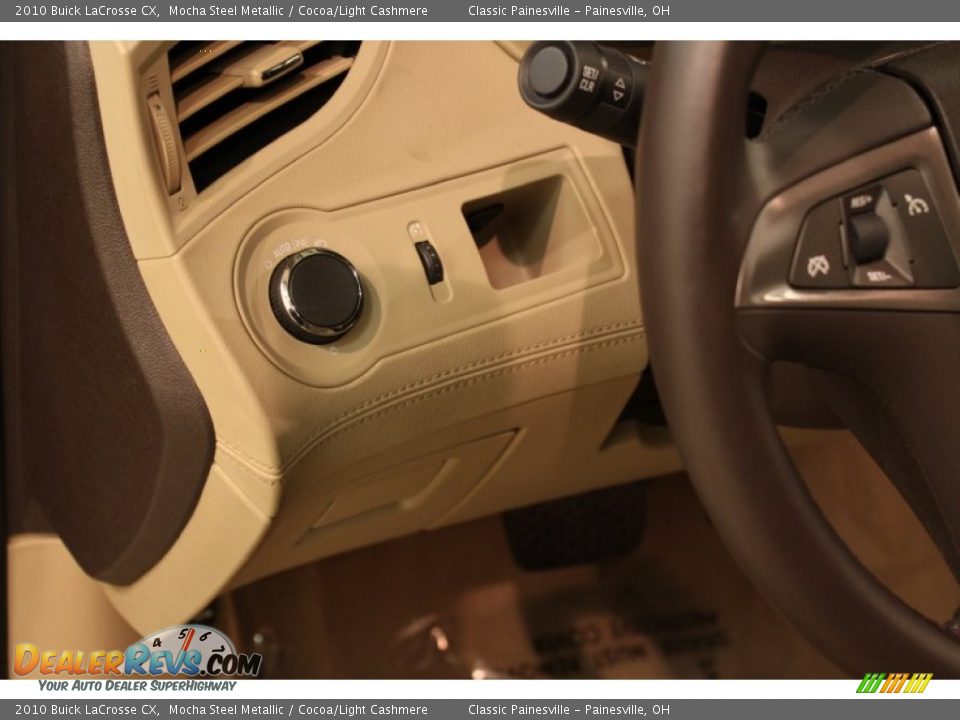 2010 Buick LaCrosse CX Mocha Steel Metallic / Cocoa/Light Cashmere Photo #6