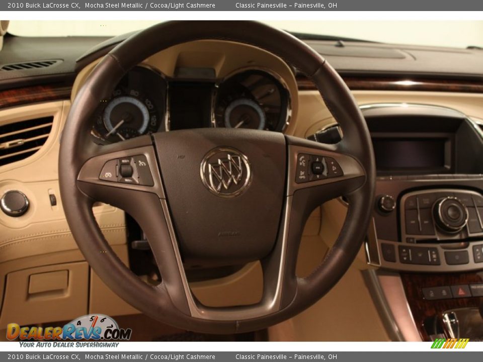 2010 Buick LaCrosse CX Mocha Steel Metallic / Cocoa/Light Cashmere Photo #10
