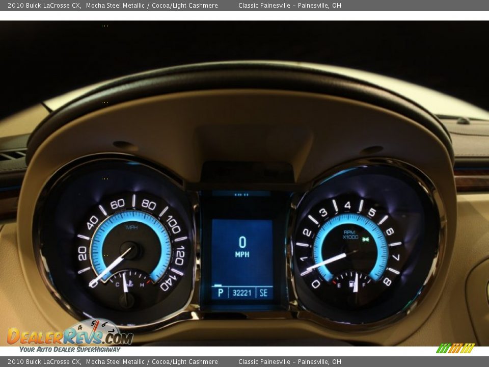 2010 Buick LaCrosse CX Mocha Steel Metallic / Cocoa/Light Cashmere Photo #11