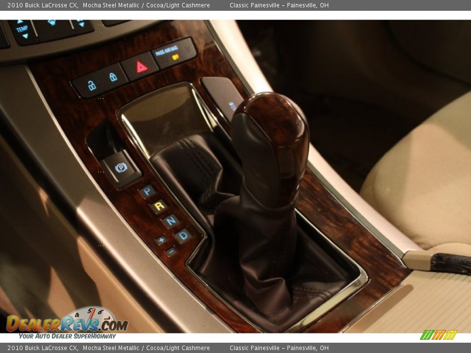 2010 Buick LaCrosse CX Mocha Steel Metallic / Cocoa/Light Cashmere Photo #14