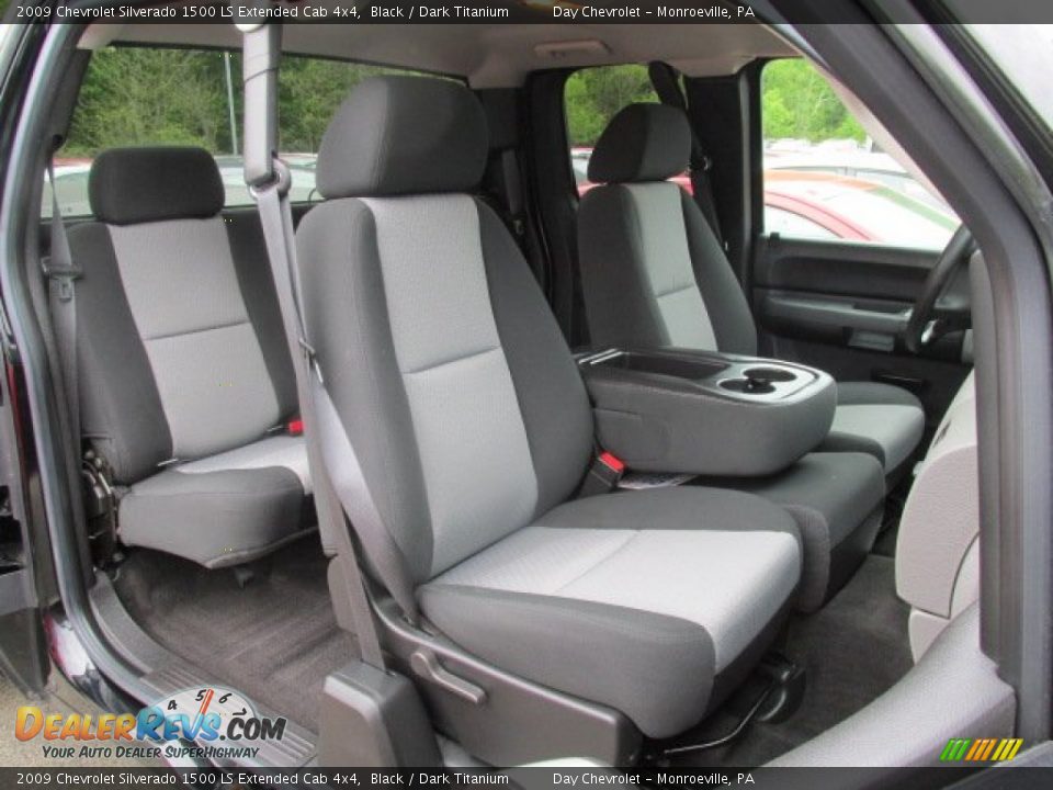 2009 Chevrolet Silverado 1500 LS Extended Cab 4x4 Black / Dark Titanium Photo #10
