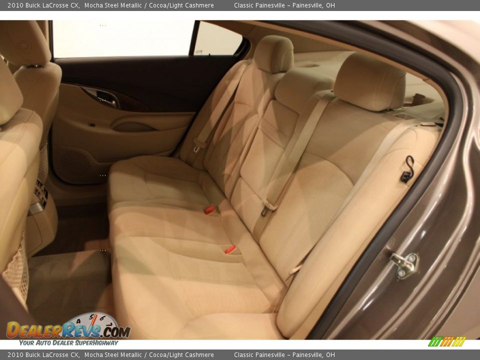 2010 Buick LaCrosse CX Mocha Steel Metallic / Cocoa/Light Cashmere Photo #20