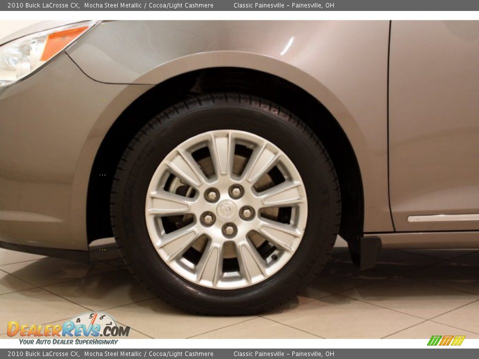 2010 Buick LaCrosse CX Mocha Steel Metallic / Cocoa/Light Cashmere Photo #24