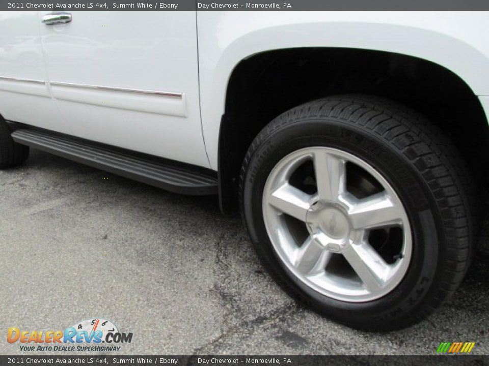 2011 Chevrolet Avalanche LS 4x4 Summit White / Ebony Photo #3