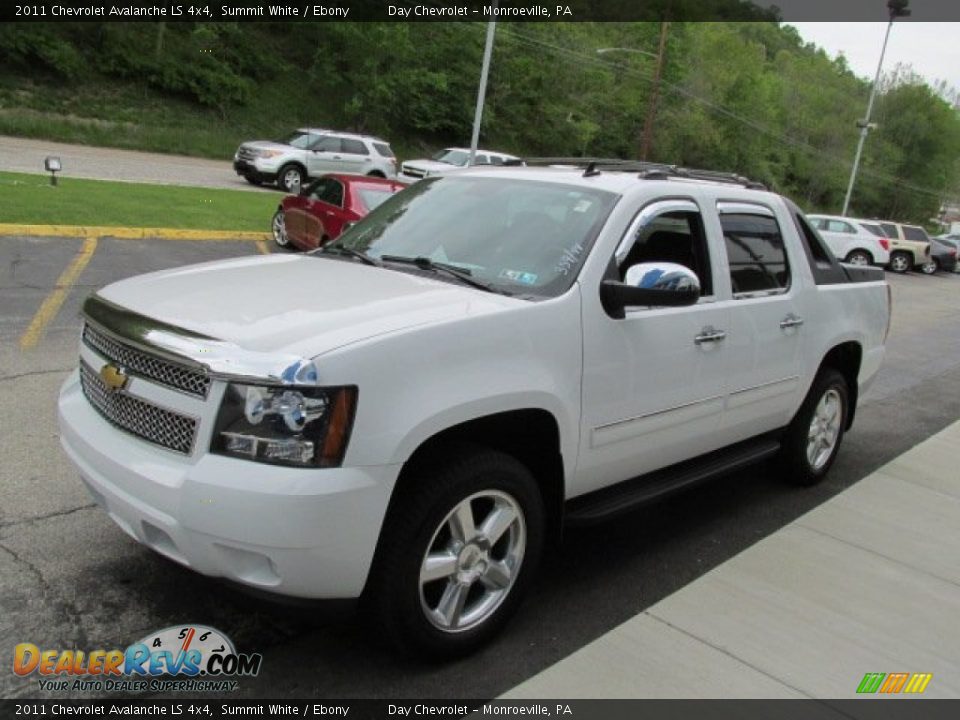 2011 Chevrolet Avalanche LS 4x4 Summit White / Ebony Photo #5