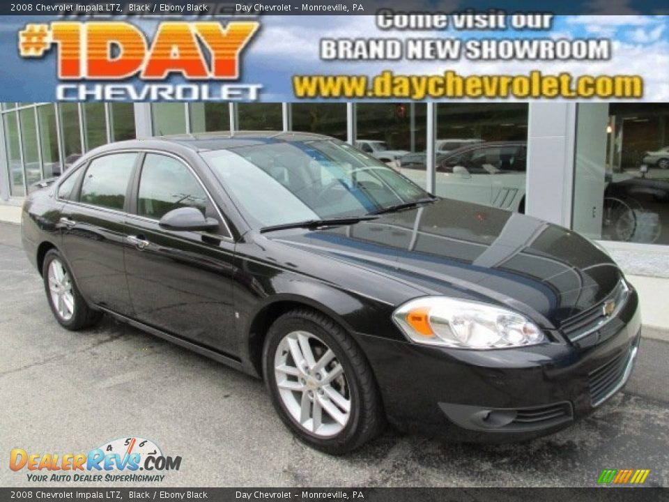 2008 Chevrolet Impala LTZ Black / Ebony Black Photo #1
