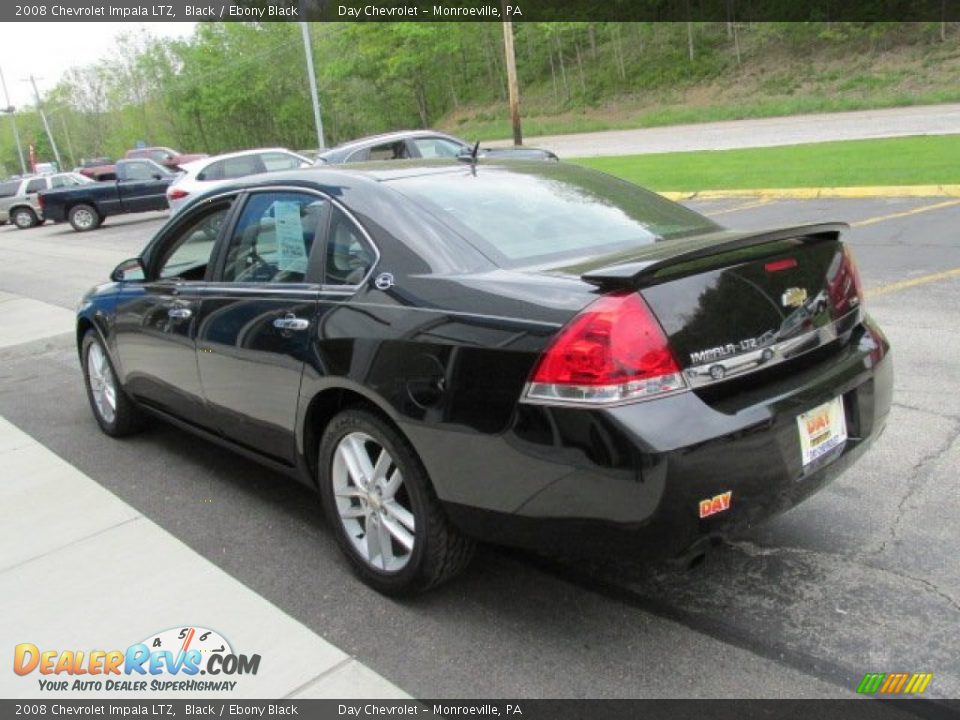 2008 Chevrolet Impala LTZ Black / Ebony Black Photo #7
