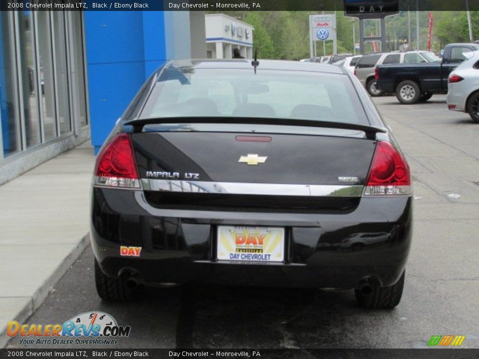 2008 Chevrolet Impala LTZ Black / Ebony Black Photo #8