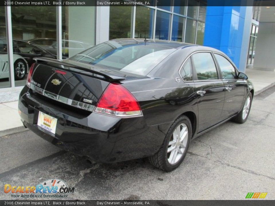 2008 Chevrolet Impala LTZ Black / Ebony Black Photo #9