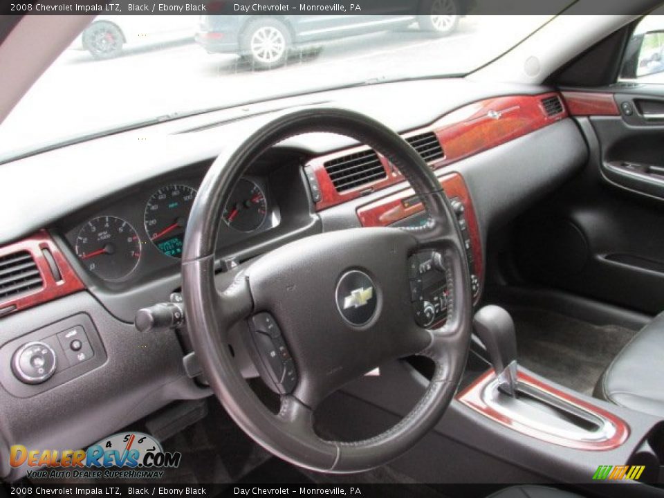 2008 Chevrolet Impala LTZ Black / Ebony Black Photo #12