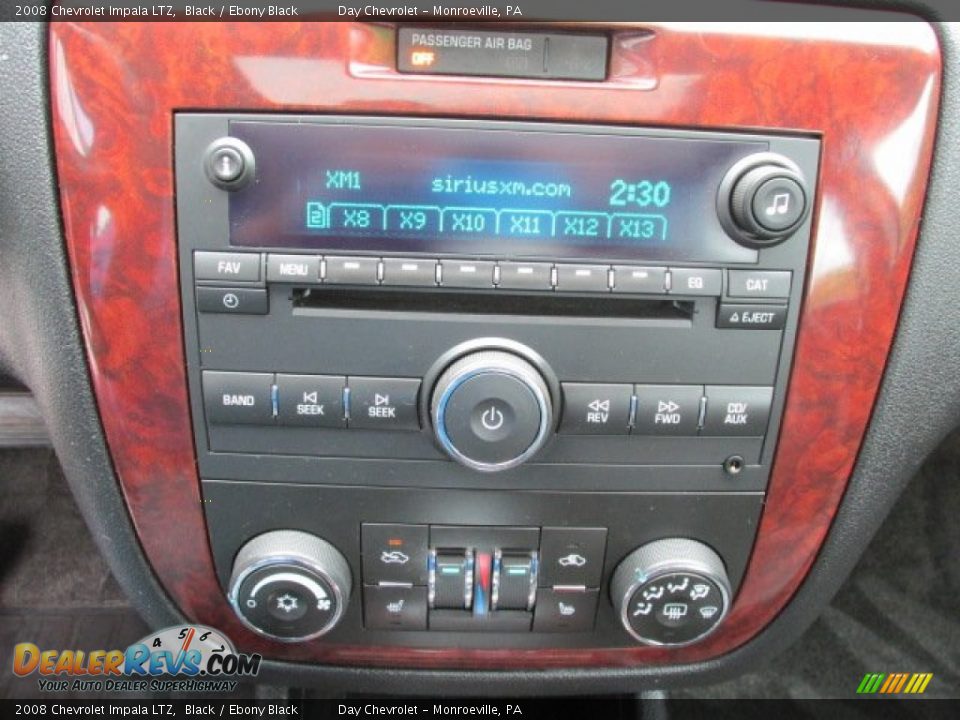 2008 Chevrolet Impala LTZ Black / Ebony Black Photo #16