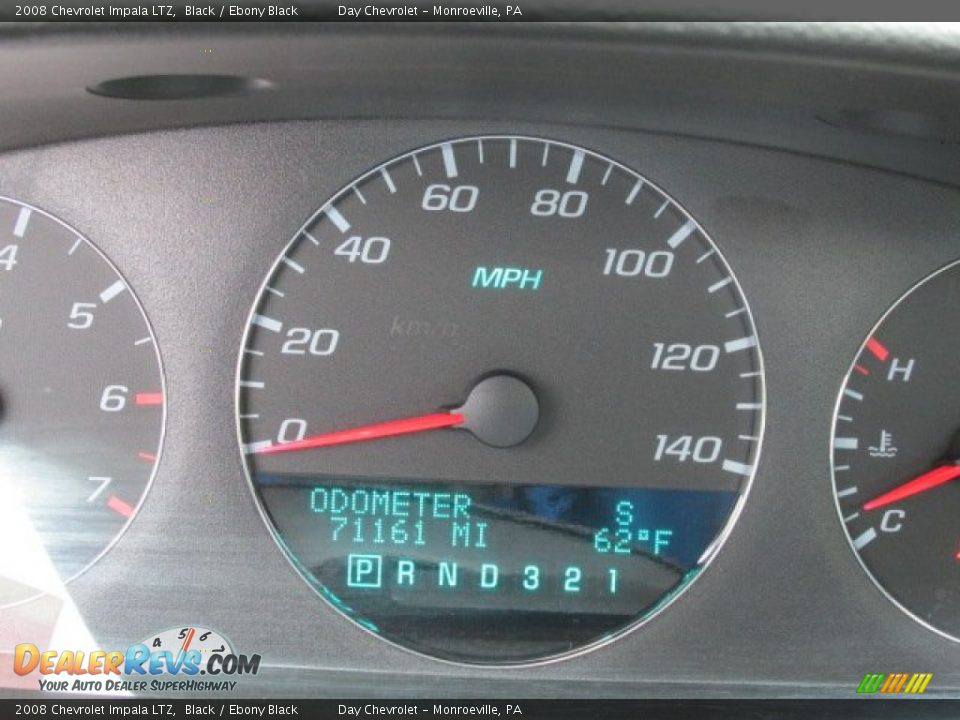 2008 Chevrolet Impala LTZ Black / Ebony Black Photo #20