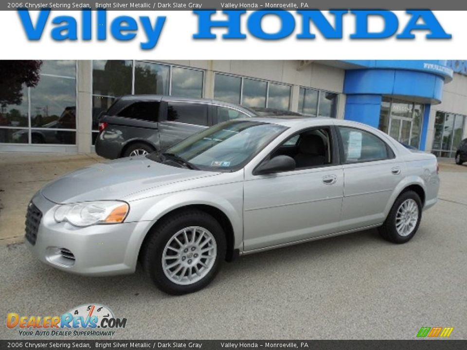 2006 Chrysler Sebring Sedan Bright Silver Metallic / Dark Slate Gray Photo #1