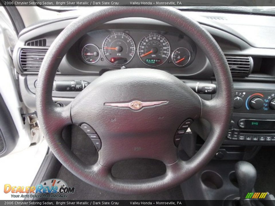 2006 Chrysler Sebring Sedan Bright Silver Metallic / Dark Slate Gray Photo #11