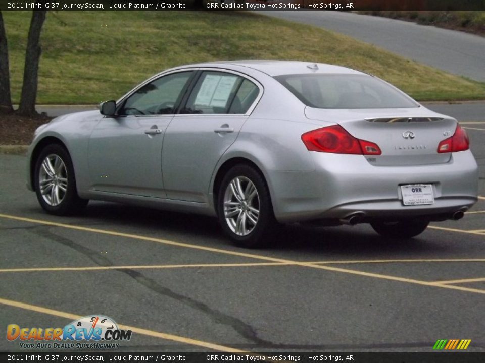 2011 Infiniti G 37 Journey Sedan Liquid Platinum / Graphite Photo #3
