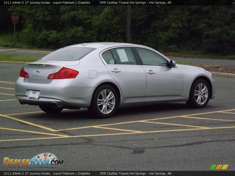 2011 Infiniti G 37 Journey Sedan Liquid Platinum / Graphite Photo #5