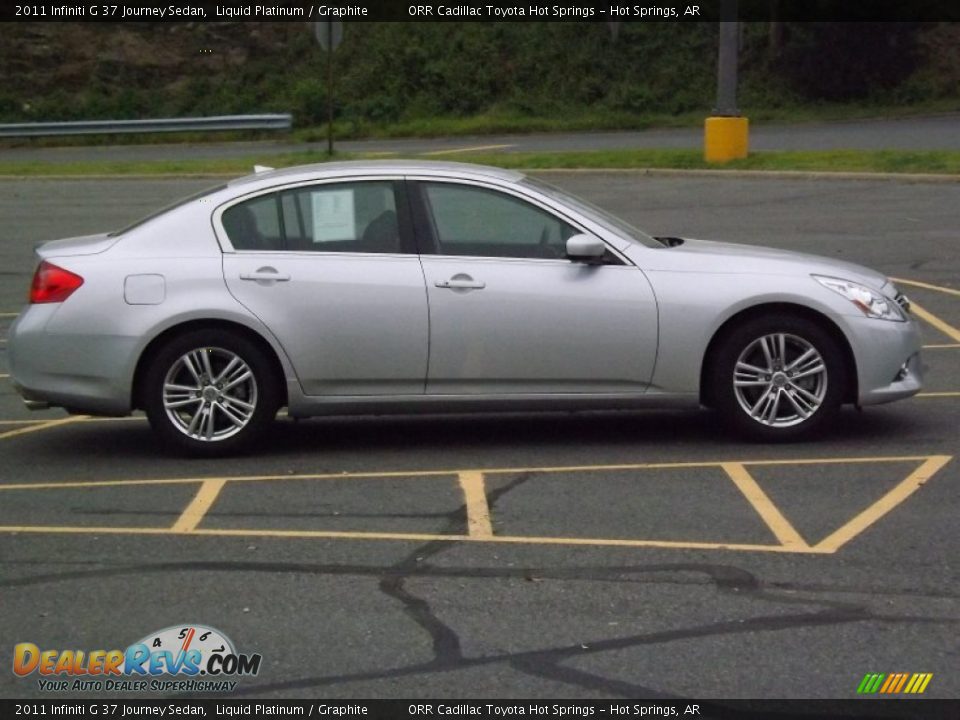 2011 Infiniti G 37 Journey Sedan Liquid Platinum / Graphite Photo #6