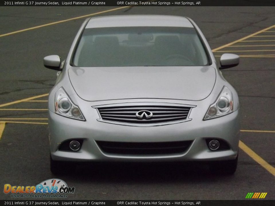 2011 Infiniti G 37 Journey Sedan Liquid Platinum / Graphite Photo #8