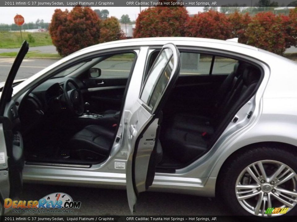 2011 Infiniti G 37 Journey Sedan Liquid Platinum / Graphite Photo #9