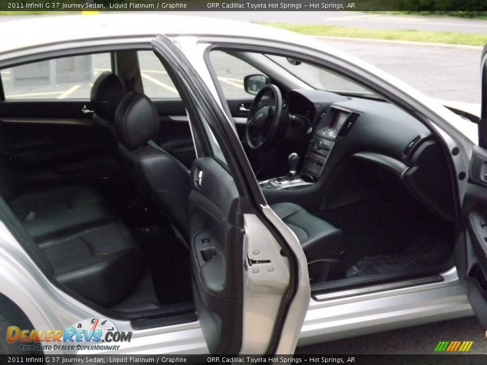 2011 Infiniti G 37 Journey Sedan Liquid Platinum / Graphite Photo #10