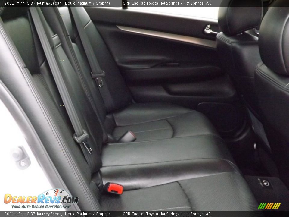 2011 Infiniti G 37 Journey Sedan Liquid Platinum / Graphite Photo #11