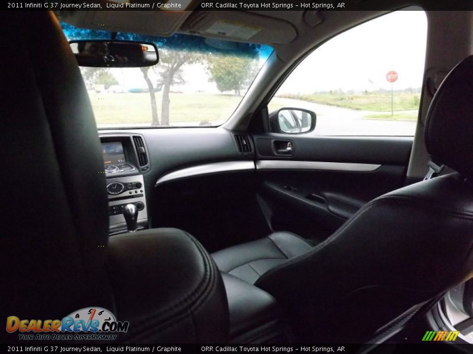2011 Infiniti G 37 Journey Sedan Liquid Platinum / Graphite Photo #13