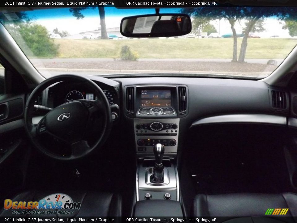2011 Infiniti G 37 Journey Sedan Liquid Platinum / Graphite Photo #14