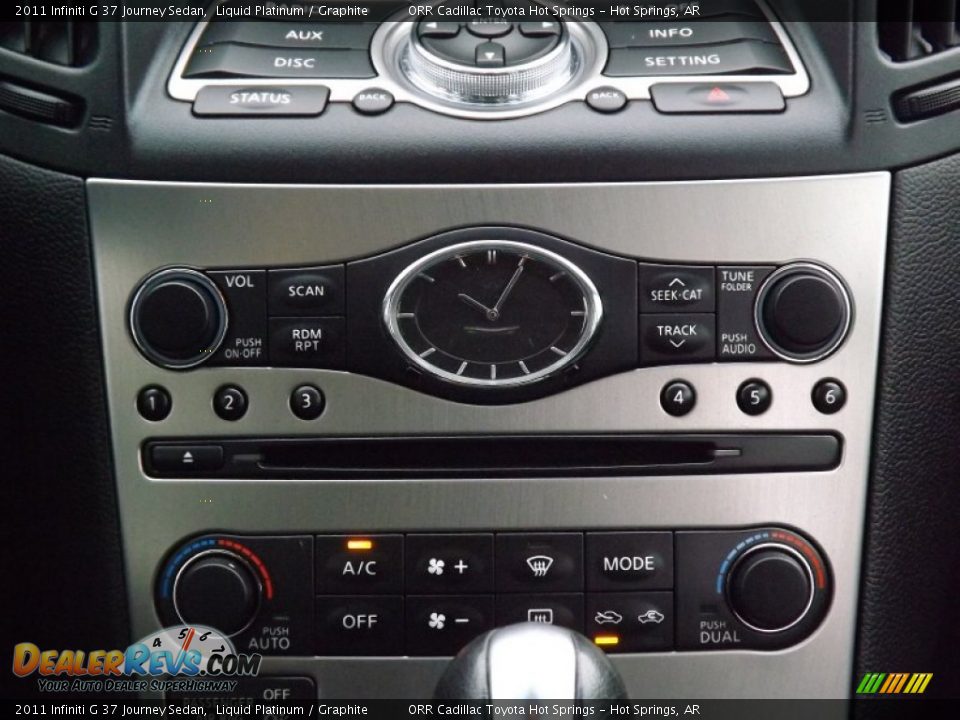 2011 Infiniti G 37 Journey Sedan Liquid Platinum / Graphite Photo #16