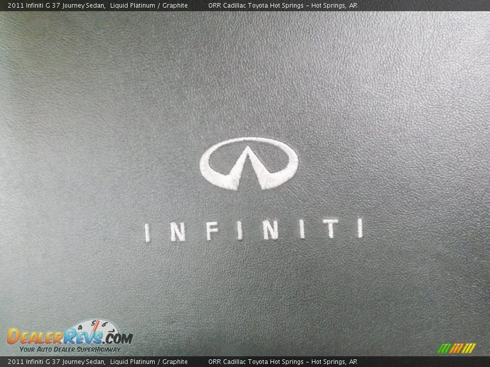 2011 Infiniti G 37 Journey Sedan Liquid Platinum / Graphite Photo #18