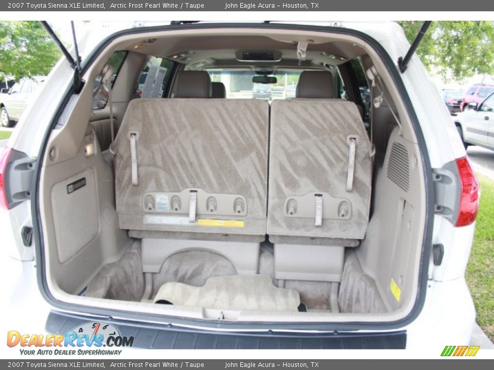 2007 Toyota Sienna XLE Limited Arctic Frost Pearl White / Taupe Photo #20