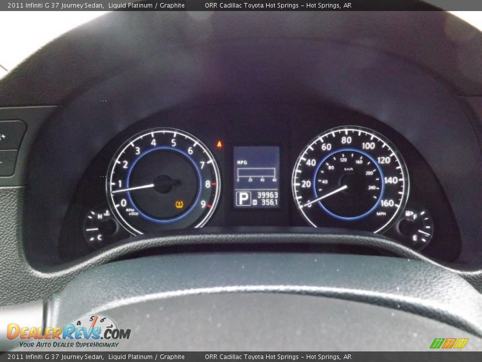 2011 Infiniti G 37 Journey Sedan Liquid Platinum / Graphite Photo #20