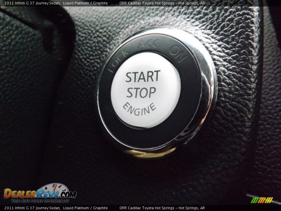 2011 Infiniti G 37 Journey Sedan Liquid Platinum / Graphite Photo #21