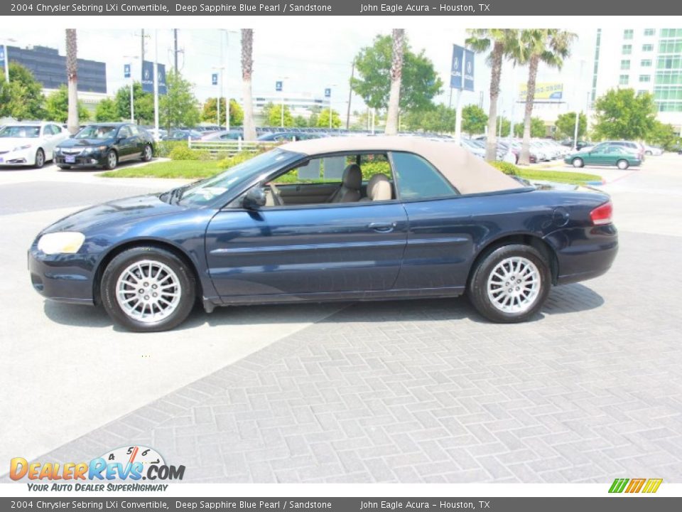 Deep Sapphire Blue Pearl 2004 Chrysler Sebring LXi Convertible Photo #5