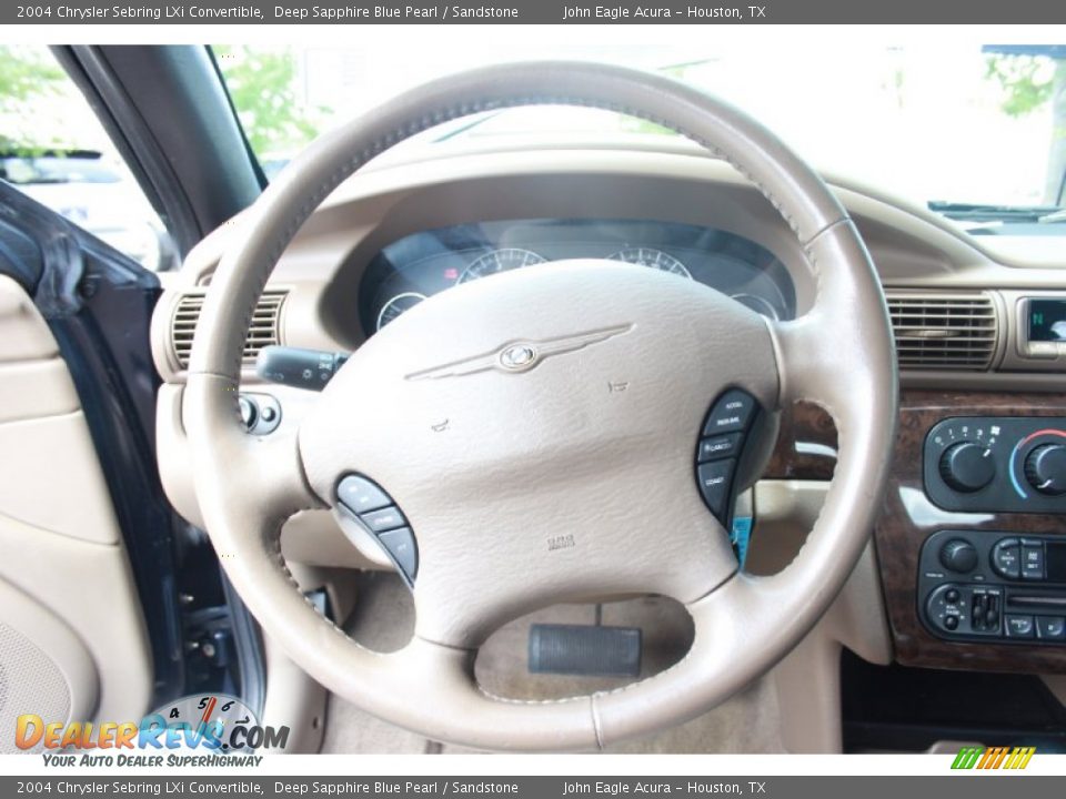 2004 Chrysler Sebring LXi Convertible Steering Wheel Photo #19