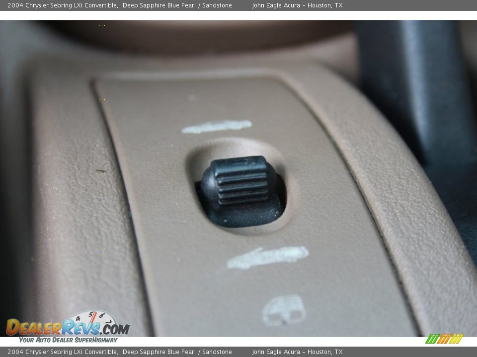 2004 Chrysler Sebring LXi Convertible Deep Sapphire Blue Pearl / Sandstone Photo #22