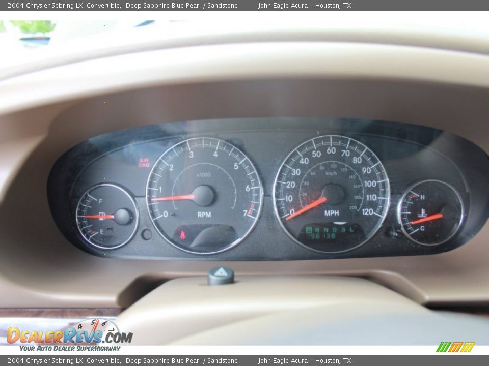 2004 Chrysler Sebring LXi Convertible Gauges Photo #25