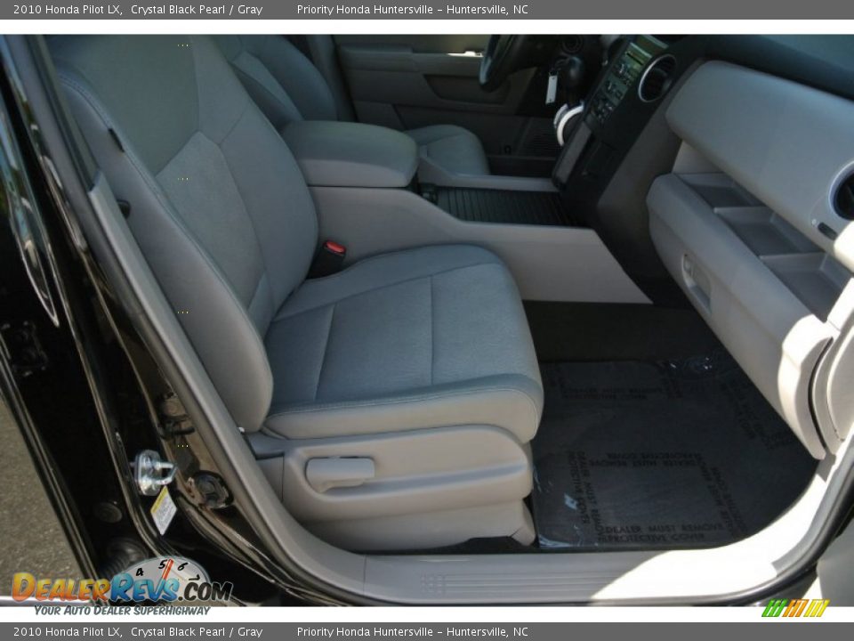 2010 Honda Pilot LX Crystal Black Pearl / Gray Photo #20