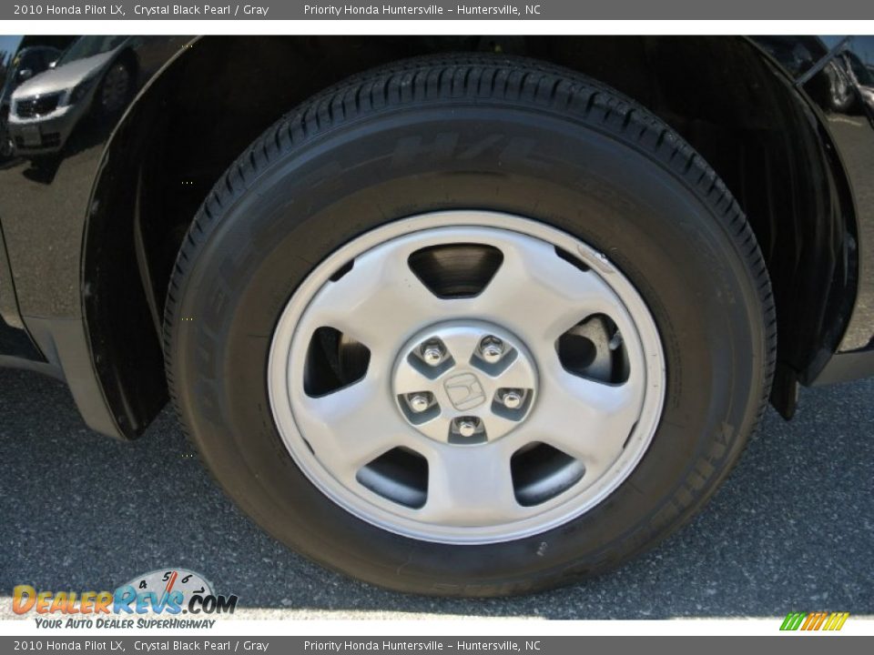 2010 Honda Pilot LX Crystal Black Pearl / Gray Photo #22