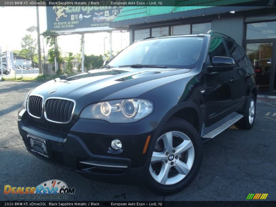 2010 BMW X5 xDrive30i Black Sapphire Metallic / Black Photo #1